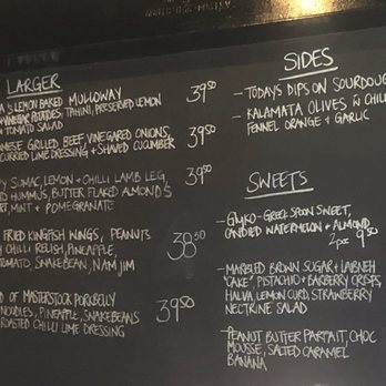 Peel St - Menu - Australian Near Me - Adelaide, SA