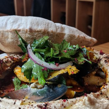 Avec - Chicago - Butternut Squash Hummus - Mediterranean Near Me - Chicago, Illinois Avec - Chicago - Butternut Squash Hummus - Mediterranean Near Me - Chicago, Illinois