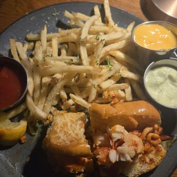 Station 16 - Lobster roll and garlic fries. - Cocktail Bars Near Me - Elk Grove, California Station 16 - Lobster roll and garlic fries. - Cocktail Bars Near Me - Elk Grove, California