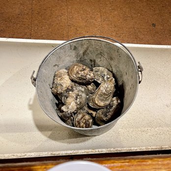 Oyster Bar Columbia - First dozen waiting to be shucked. - Seafood Near Me - Columbia, South Carolina