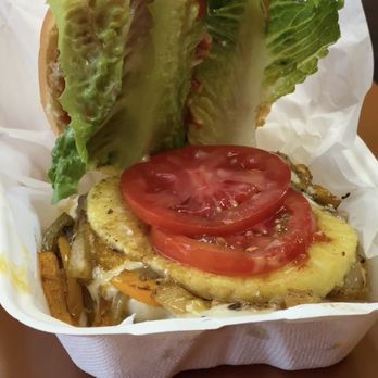 BB's Burger Factory - Calypso Salmon Burger - Burgers Near Me - Brooklyn, New York BB's Burger Factory - Calypso Salmon Burger - Burgers Near Me - Brooklyn, New York