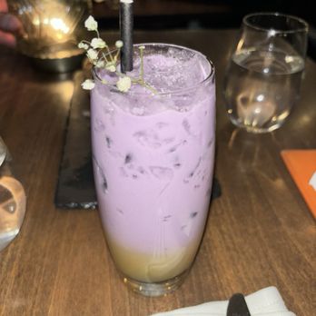 Orange Hill Restaurant & Events - Ube cocktail - Steakhouses Near Me - Orange, California