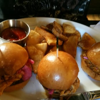 MilkBoy - BBQ Chicken Sliders with butter pickles! - Bars Near Me - Philadelphia, Pennsylvania