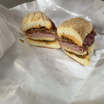 The Pearl Seaside - Muffuletta with lots of meat and fresh bread. - Dive Bars Near Me - Seaside, Oregon