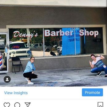 Denny's Barber Shop - Your barbers!! Amber (left) Brooke (right) - Barbers Near Me - Riverview, Florida