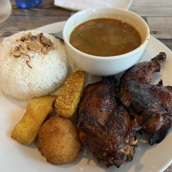 Indo Bistro - 35. Nasi Ayam Bakar ( Grilled Chicken With Rice ) - Indonesian Near Me - Grand Terrace, California Indo Bistro - 35. Nasi Ayam Bakar ( Grilled Chicken With Rice ) - Indonesian Near Me - Grand Terrace, California