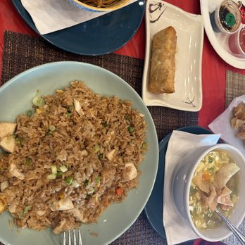 Blossom Kitchen - Fried rice, side noodle, egg roll, egg soup. - Asian Fusion Near Me - Fountain Hills, Arizona