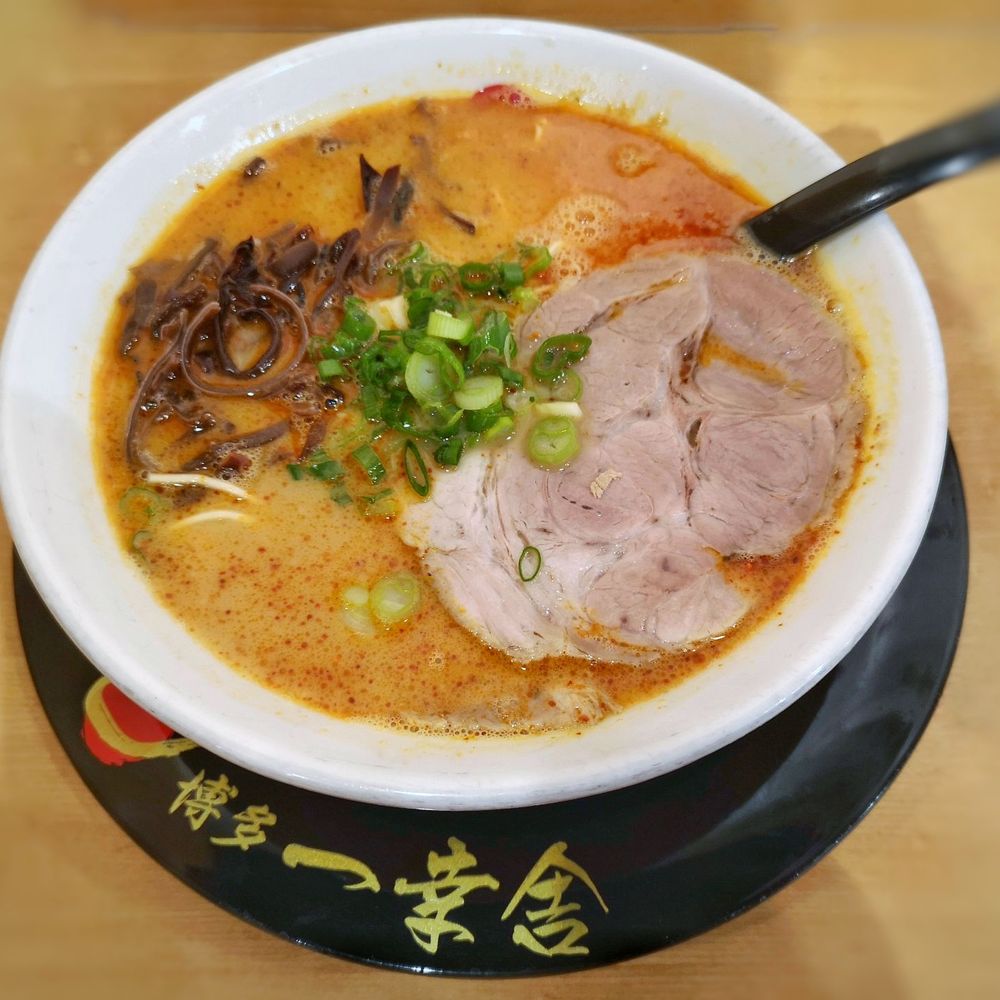 Ikkousha - Toronto - Hakata Ikkousha - God Fire Ramen: tonkotsu broth with spice blend, wood ear mushroom, chashu & thin flat noodles. The rage is real. - Ramen Near Me - Toronto, Ontario Ikkousha - Toronto - Hakata Ikkousha - God Fire Ramen: tonkotsu broth with spice blend, wood ear mushroom, chashu & thin flat noodles. The rage is real. - Ramen Near Me - Toronto, Ontario