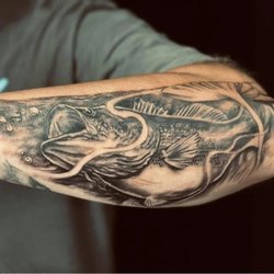 Last Nerve Tattoo - Bass Arm Tattoo