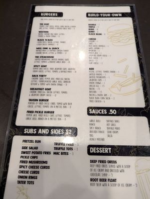 Menu photo 3 The Old Goat Tavern Kalamazoo, MI