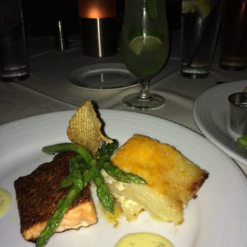 Orange Hill Restaurant & Events - Salmon and potato au gratin - Steakhouses Near Me - Orange, California Orange Hill Restaurant & Events - Salmon and potato au gratin - Steakhouses Near Me - Orange, California