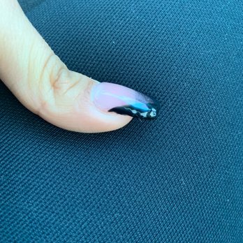 Noire Nail Bar - this is the nail that got messed up the day after i got my nails done here. - Nail Salons Near Me - Venice, Florida Noire Nail Bar - this is the nail that got messed up the day after i got my nails done here. - Nail Salons Near Me - Venice, Florida