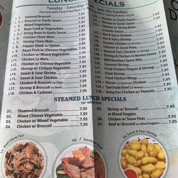 China Dragon - the menu of a chinese restaurant - Chinese Near Me - Cheshire, Connecticut