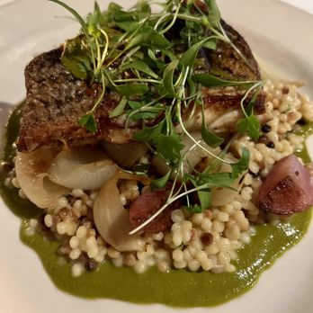 Alchemy Bistro & Bar - Special - sea bass - New American Near Me - Edgartown, Massachusetts Alchemy Bistro & Bar - Special - sea bass - New American Near Me - Edgartown, Massachusetts