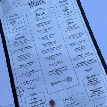 Cafe Renee - Menu - French Near Me - Toronto, Ontario