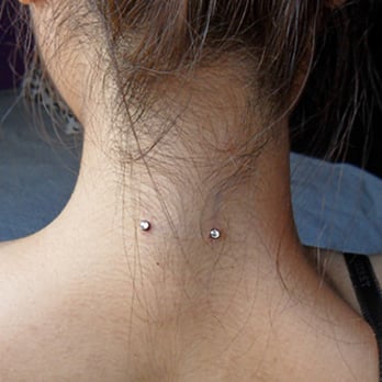 The Ink Pit Tattoo - Nape piercing (excuse my hairiness) - Tattoo Near Me - Honolulu, Hawaii The Ink Pit Tattoo - Nape piercing (excuse my hairiness) - Tattoo Near Me - Honolulu, Hawaii