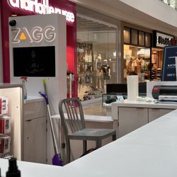 ZAGG Temecula - Close up of the Zagg brand sign