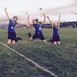 Hillside participates in team sports! We compete in soccer, basketball, track and mountain bike riding.