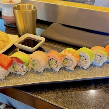 Malibu Sushi - Rainbow Roll - Japanese Near Me - Malibu, California Malibu Sushi - Rainbow Roll - Japanese Near Me - Malibu, California