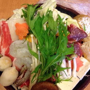 Nabeya Maido - Omakase platter (enough for 2 ppl) $18.90. Broth not incl (but we shared the broth that came with lunch special). - Japanese Near Me - Honolulu, Hawaii Nabeya Maido - Omakase platter (enough for 2 ppl) $18.90. Broth not incl (but we shared the broth that came with lunch special). - Japanese Near Me - Honolulu, Hawaii