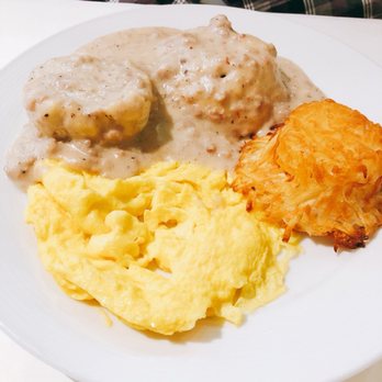 Rad's - Biscuits and gravy with pork belly and scrambled eggs - Breakfast & Brunch Near Me - Carmel, Indiana Rad's - Biscuits and gravy with pork belly and scrambled eggs - Breakfast & Brunch Near Me - Carmel, Indiana