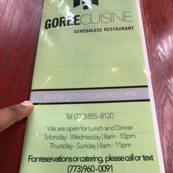 Gorée Cuisine - Menu - Senegalese Near Me - Chicago, Illinois