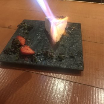 Kokkaku - Fire cheesecake - New American Near Me - Seattle, Washington Kokkaku - Fire cheesecake - New American Near Me - Seattle, Washington
