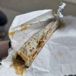 Soujouk (Beef) and Cheese Wrap - $16 Soujouk (Beef) and Cheese Wrap - $16