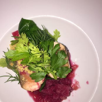 Verses Bistro - Baked salmon for appetizer. Little fishy and over done. - French Near Me - Montreal, Quebec Verses Bistro - Baked salmon for appetizer. Little fishy and over done. - French Near Me - Montreal, Quebec