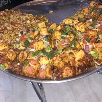 Tandoori Pizza - Achari gobi and paneer - Indian Near Me - San Ramon, California Tandoori Pizza - Achari gobi and paneer - Indian Near Me - San Ramon, California