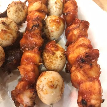 Ft Bbq - Quail egg and spicy  skewers - Barbeque Near Me - Milpitas, California