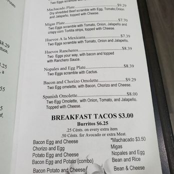 Taqueria Sergios - Breakfast plates and Breakfast Tacos - Breakfast & Brunch Near Me - La Grange, Texas