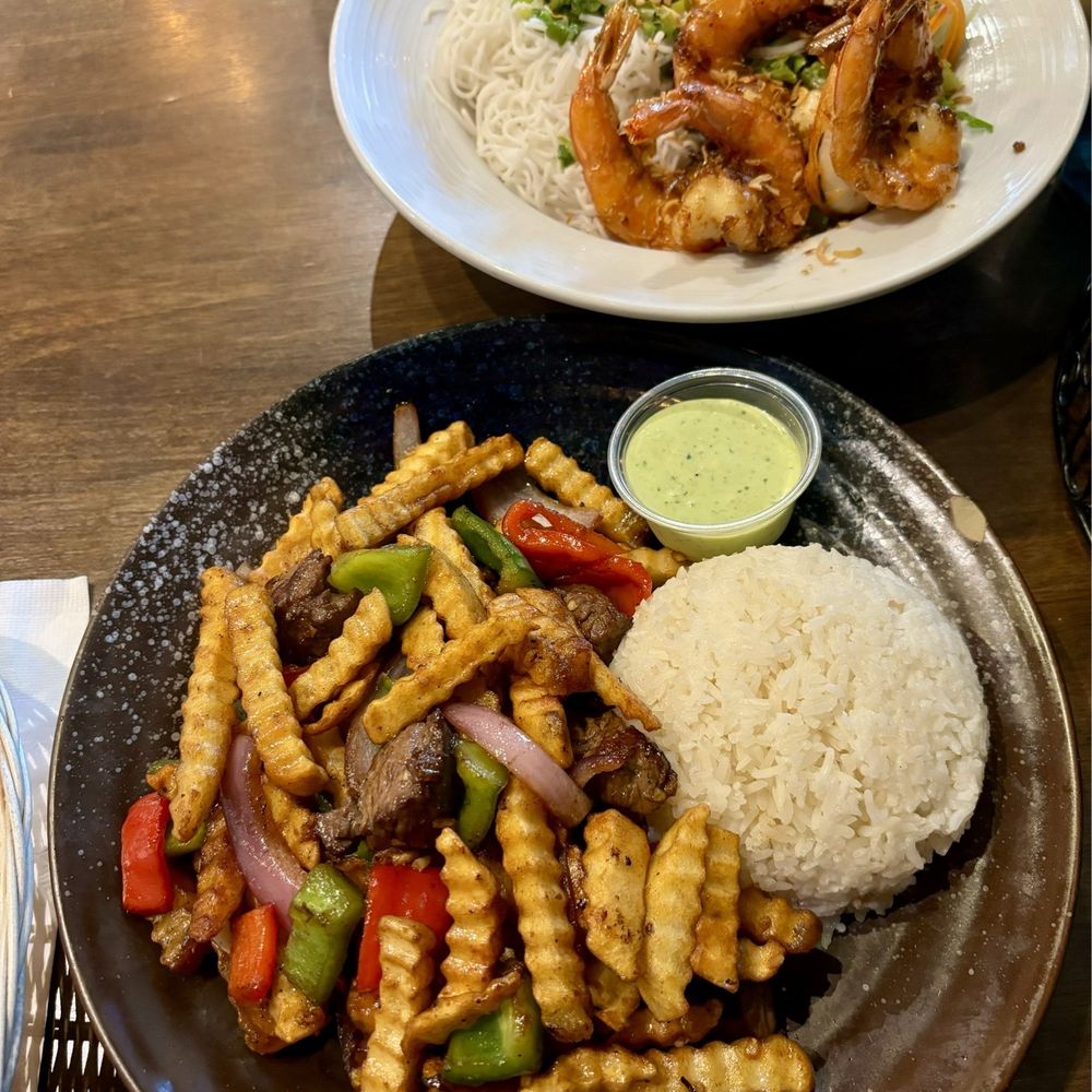 OMELI Kitchen - Prawn vermicelli with egg roll and Loma Saltado! - Vietnamese Near Me - Fullerton, California OMELI Kitchen - Prawn vermicelli with egg roll and Loma Saltado! - Vietnamese Near Me - Fullerton, California