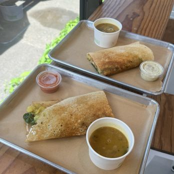 Ganesh Dosa - Full Belly Dosa (cut in half to share) - Indian Near Me - Kailua, Hawaii Ganesh Dosa - Full Belly Dosa (cut in half to share) - Indian Near Me - Kailua, Hawaii