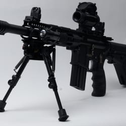 Encino AR Works - Tac Attack .22 - 16" BULL Barrel with Brake, Vortex Spitfire Prism Optic, InForce WML Light, Harris BiPod, MagPul MBUS & MORE!