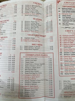 Menu photo 2 Chinatown Express Old Town, ME