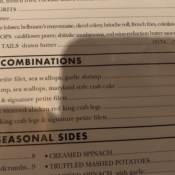 Shaw's Crab House - Menu - Seafood Near Me - Chicago, Illinois Shaw's Crab House - Menu - Seafood Near Me - Chicago, Illinois