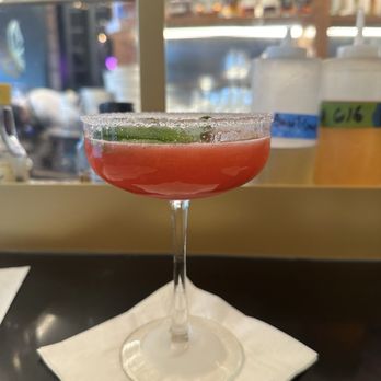 Gemma Fish + Oyster - Strawberry Basil Lemon Drop Martini - Seafood Near Me - Jacksonville, Florida Gemma Fish + Oyster - Strawberry Basil Lemon Drop Martini - Seafood Near Me - Jacksonville, Florida