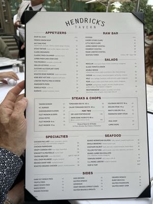 Menu photo 6 Hendrick's Tavern Roslyn, NY