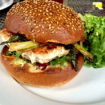 D'Jeet - Salmon burger was good but I wouldn't get it again - New American Near Me - Shrewsbury, New Jersey