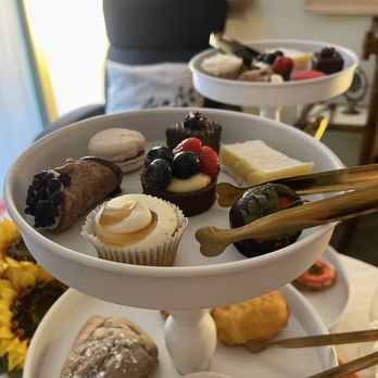 Elixir Tea House - Two 3-tiered trays - Coffee & Tea Near Me - Sarasota, Florida