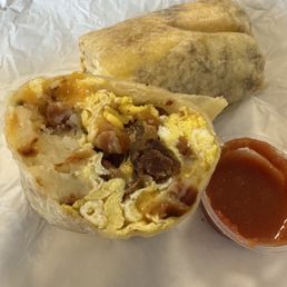 Bacon breaky burrito Bacon breaky burrito