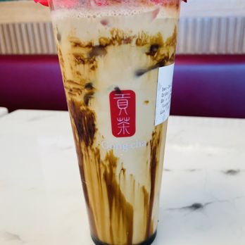 Gong Cha - Brown Sugar Cofee Milk Tea - 15% sugar / 30% ice - Bubble Tea Near Me - Jacksonville, Florida Gong Cha - Brown Sugar Cofee Milk Tea - 15% sugar / 30% ice - Bubble Tea Near Me - Jacksonville, Florida