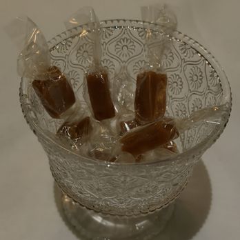 Selby's - Housemade Complimentary Caramel Candy - New American Near Me - Redwood City, California Selby's - Housemade Complimentary Caramel Candy - New American Near Me - Redwood City, California