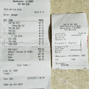 Pho Ga Hai Van - get charged when asked for extra soups for a bowl of pho which didn't have adequate soups. - Vietnamese Near Me - Westminster, California Pho Ga Hai Van - get charged when asked for extra soups for a bowl of pho which didn't have adequate soups. - Vietnamese Near Me - Westminster, California