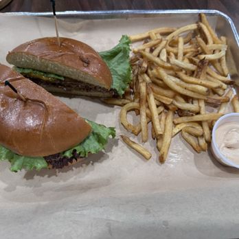 Mc Avoy’s Cafe - Burger with french fries - American Near Me - Flowery Branch, Georgia Mc Avoy’s Cafe - Burger with french fries - American Near Me - Flowery Branch, Georgia