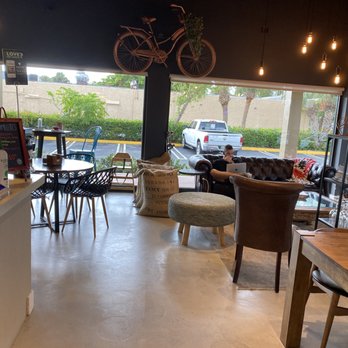 Carmela Coffee - Pompano Beach - I can't fully capture the warm vibe. Just trust me! - Cafes Near Me - Pompano Beach, Florida