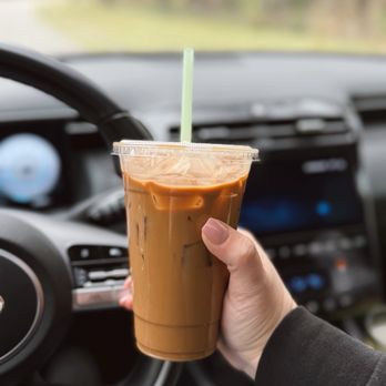 Dundee Double Shot Coffee - Coconut Iced Latte with an extra shot of espresso and oat milk - Coffee & Tea Near Me - Omaha, Nebraska