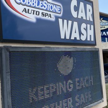 Cobblestone Auto Spa - Welcome Sign! - Car Wash Near Me - Gilbert, Arizona