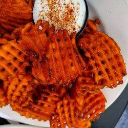 Acapulco Mexican Restaurant - Ham Lake - Sweet potato fries and seasoned sour cream